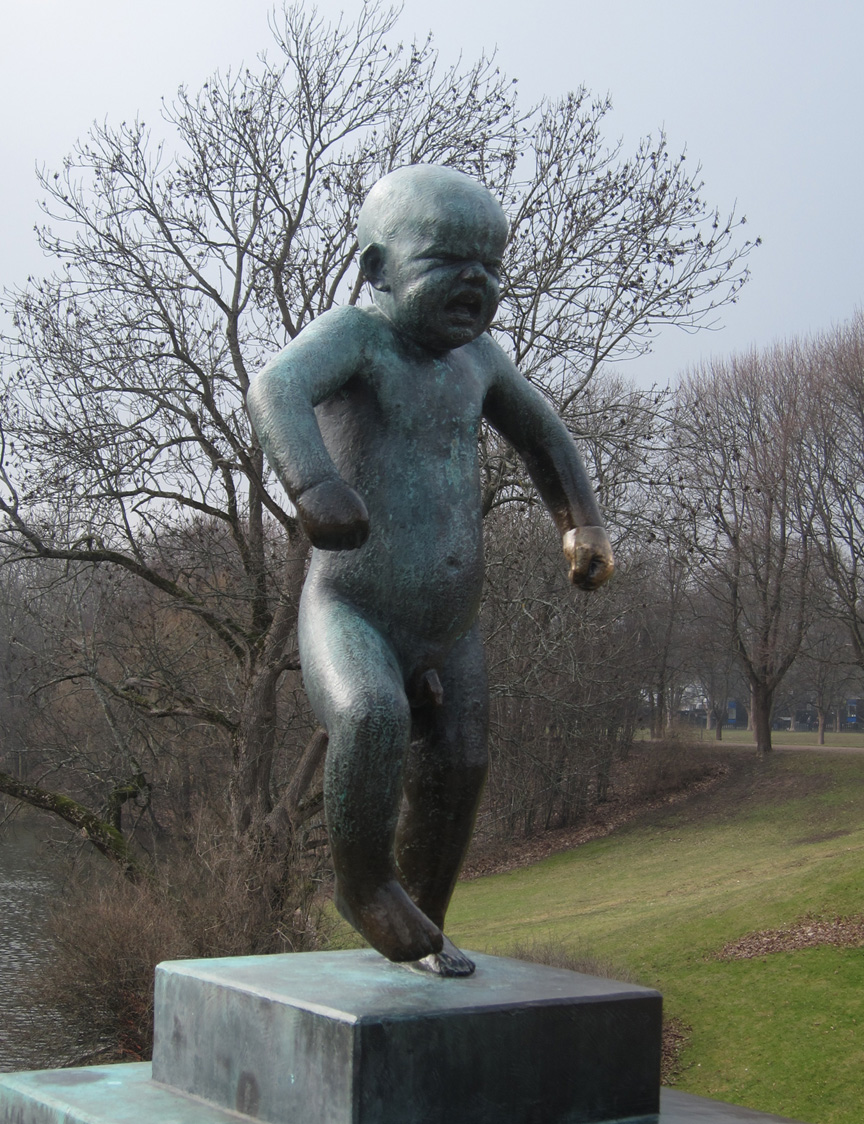 popular statue at the Vigelandsparken Sculpture Park