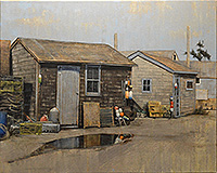 Working Side Rockport, 2019; 16x20 inches