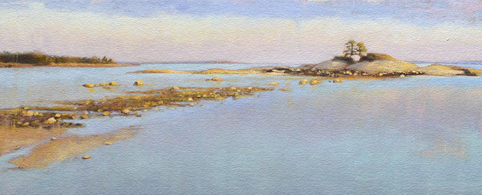Flye Point Brooklin, Maine oil painting